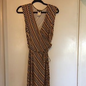 Vintage ABS Allen Schwartz wrap around dress